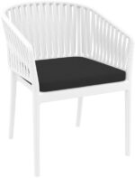 PORTOFINO ΜΑΞΙΛΑΡΙ ΚΑΘΙΣΜΑΤΟΣ BLACK 48X50X5εκ. - Image 3