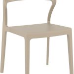 SNOW TAUPE ΚΑΡΕΚΛΑ ΠΟΛ/ΝΙΟΥ 52X56X83εκ.