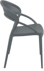 SUNSET DARK GREY ΚΑΡΕΚΛΑ ΠΟΛ/ΝΙΟΥ 54Χ56Χ82εκ. - Image 3