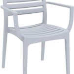 ARTEMIS SILVER GREY ΠΟΛΥΘΡΟΝΑ ΠΟΛ/ΝΙΟΥ 58X58X83.5εκ.