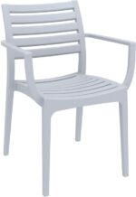 ARTEMIS SILVER GREY ΠΟΛΥΘΡΟΝΑ ΠΟΛ/ΝΙΟΥ 58X58X83.5εκ.