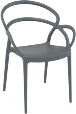 MILA DARK GREY ΠΟΛΥΘΡΟΝΑ ΠΟΛ/ΝΙΟΥ 57Χ56Χ82εκ.