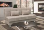 FELINA LIGHT BROWN ΥΦΑΣΜΑ 3ΘΕΣΙΟΣ ΚΑΝΑΠΕΣ/ΚΡΕΒΑΤΙ ΜΕ ΑΠΟΘ.ΧΩΡΟ 182X90X80εκ.