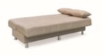 FELINA LIGHT BROWN ΥΦΑΣΜΑ 3ΘΕΣΙΟΣ ΚΑΝΑΠΕΣ/ΚΡΕΒΑΤΙ ΜΕ ΑΠΟΘ.ΧΩΡΟ 182X90X80εκ. - Image 3