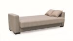 ROVER LIGHT BROWN ΥΦΑΣΜΑ 3ΘΕΣΙΟΣ ΚΑΝΑΠΕΣ/ΚΡΕΒΑΤΙ ΜΕ ΑΠΟΘ.ΧΩΡΟ 210X80X75εκ. - Image 3