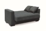 ROVER DARK GREY ΥΦΑΣΜΑ 2ΘΕΣΙΟΣ ΚΑΝΑΠΕΣ/ΚΡΕΒΑΤΙ ΜΕ ΑΠΟΘ.ΧΩΡΟ 150Χ80Χ75εκ. - Image 3