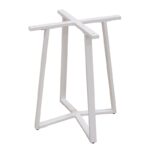 BISTRO 60X60X72εκ. ΛΕΥΚΗ ΒΑΣΗ ΜΕΤΑΛΛΙΚΗ ΜΕ ΡΕΓ/ΡΟΥΣ
