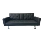 REST/ARMS BLACK PU ΚΑΝΑΠΕΣ-ΚΡΕΒΑΤΙ 188X88X79εκ. - Image 3
