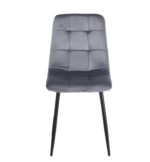 OSCAR GREY VELVET ΥΦΑΣΜΑ ΚΑΡΕΚΛΑ ΜΕΤΑΛΛΙΚΗ 43Χ51Χ90εκ. - Image 2