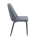 OLIVIA GREY VELVET ΥΦΑΣΜΑ ΚΑΡΕΚΛΑ ΜΕΤΑΛΛΙΚΗ 46(59)X58X85εκ. - Image 3