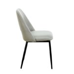 MADISON L. BEIGE ΥΦΑΣΜΑ ΚΑΡΕΚΛΑ ΜΕΤΑΛΛΙΚΗ 45X54X83εκ. - Image 3