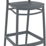 PORTOFINO 75εκ. ΣΚΑΜΠΟ DARK GREY ΠΟΛ/ΝΙΟΥ 48X52X106εκ.