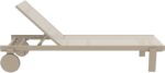 CASABLANCA ΞΑΠΛΩΣΤΡΑ TAUPE/TAUPE ΑΛΟΥΜ-ΠΟΛ/ΝΙΟΥ 190X74X31εκ. - Image 3