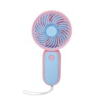Επαναφορτιζόμενος ανεμιστήρας mini - HQ66-19 - 032186 - Pink/Blue - Image 2