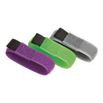 Δεματικό Hook+Loop Γκρι/Πράσινο/Μοβ 18cmx20mm Σετ 3Τμχ - 1 τεμ. - Image 2