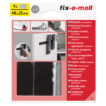Επιφάνειες Hook+Loop Αυτοκόλλητο Γκρι/Μαύρο 48x25mm 4Σετ - 1 τεμ. - Image 3
