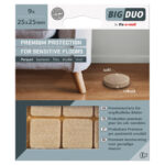Τσοχάκια 2 Υλικών Συνθετικά BIGDUO Αυτoκόλλητα 25x25mm 9Τμχ - 1 τεμ. - Image 2