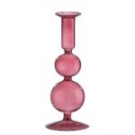 Κηροπήγιο ArteLibre Διάφανο/Μελί Γυαλί 20.5cm - 1 τεμ.