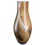 Βάζο ArteLibre Καφέ Γυαλί 40cm - 1 τεμ.