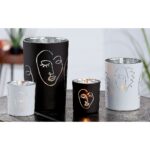Θήκη Ρεσώ ArteLibre Πρόσωπα Γυαλί 12.5cm Σε 2 Χρώματα - 1 τεμ. - Image 2