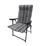 Πτυσσόμενη καρέκλα camping - 1297-50 - 100014 - Black/White