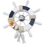 Τιμόνι με Ψάρια Ξύλινο ø22cm Homie 322036 - 1 τεμ.