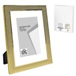 Κορνίζα Ατσάλινη με Χρυσή Πλέξη 13x18cm Homie 322074 - 1 τεμ.