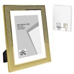Κορνίζα Ατσάλινη με Χρυσή Πλέξη 15x20cm Homie 322075 - 1 τεμ.