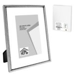 Κορνίζα Επάργυρη Λεπτή Πλέξη 10x15cm Homie 322079 - 1 τεμ.