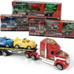 Παιχνίδι Φορτηγό Μεταφοράς Super Camion Με 2 Αυτοκίνητα Πλαστικό 32cm Σε 3 Συνδυασμούς Για 3+ Ετών - 1 τεμ.