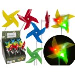 Παιχνίδι Φυσερό Ανεμόμυλος Με LED Πλαστικό 28cm Σε 4 Χρώματα - 1 τεμ.