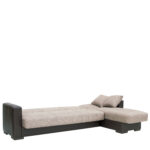 Καναπές Κρεβάτι Γωνιακός ArteLibre JOSE Μπεζ/Καφέ PU 270x150x86cm - 1 τεμ. - Image 4