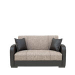 Καναπές Κρεβάτι Διθέσιος ArteLibre MARTINI Καφέ PU 154x84x84cm - 1 τεμ.