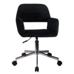 Καρέκλα Γραφείου ArteLibre KLOI Μαύρο Βελούδο 37x42x78-90cm - 1 τεμ. - Image 2