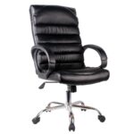 Καρέκλα Γραφείου ArteLibre MOLY Μαύρο Δέρμα 65x70.5x119-126cm - 1 τεμ. - Image 2