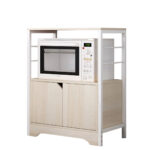Ραφιέρα Κουζίνας ArteLibre AMUR Maple/Λευκό MDF/Μέταλλο 60x30x70cm - 1 τεμ.