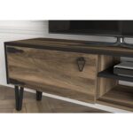 Έπιπλο Τηλεόρασης ArteLibre Thira Σκούρο Καφέ 180x30x49cm - 1 τεμ. - Image 4