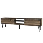 Έπιπλο Τηλεόρασης ArteLibre Thira Σκούρο Καφέ 180x30x49cm - 1 τεμ. - Image 5