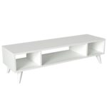 Έπιπλο Τηλεόρασης ArteLibre Samos Λευκό 120x35x40cm - 1 τεμ. - Image 3