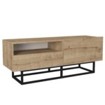 Έπιπλο Τηλεόρασης ArteLibre Ios Φυσικό 120x37x46cm - 1 τεμ. - Image 4