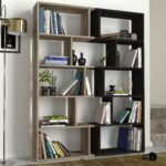 Βιβλιοθήκη ArteLibre Idra Ανοιχτό Καφέ/Σκούρο Καφέ 124x26x159cm - 1 τεμ. - Image 2