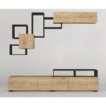 Σύνθετο ArteLibre MONTANA Sapphire/Ανθρακί Μοριοσανίδα 210x36.8x33.9cm - 1 τεμ. - Image 3