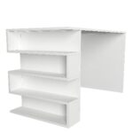 Γραφείο ArteLibre CLEORA Λευκό Μοριοσανίδα/Μελαμίνη 120x60x74cm - 1 τεμ. - Image 2