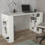 Γραφείο ArteLibre LINE Λευκό Μοριοσανίδα/Μελαμίνη 140x60x74cm - 1 τεμ. - Image 3