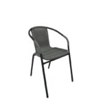 Πολυθρόνα ArteLibre Rattan Mercury Γκρι/Μαύρο 54x61x73cm - 1 τεμ. - Image 2
