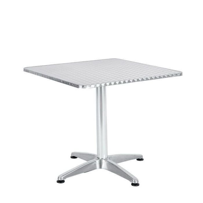 14450052 Τραπέζι ArteLibre Αλουμινίου CALLISTO Ασημί 70x70x70cm - 1 τεμ. - Image 1