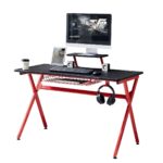 Γραφείο Gaming ArteLibre PETROSYS Μαύρο/Κόκκινο 120x60.5x90cm - 1 τεμ.