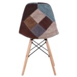 Καρέκλα ArteLibre CORYLOUS Patchwork Microfiber Ύφασμα/Ξύλο 51x46x82cm - 1 τεμ. - Image 4
