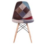 Καρέκλα ArteLibre CORYLOUS Patchwork Microfiber Ύφασμα/Ξύλο 51x46x82cm - 1 τεμ. - Image 5