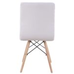 Καρέκλα ArteLibre CUPPLESSUS Λευκό PU 43x55x86cm - 1 τεμ. - Image 4